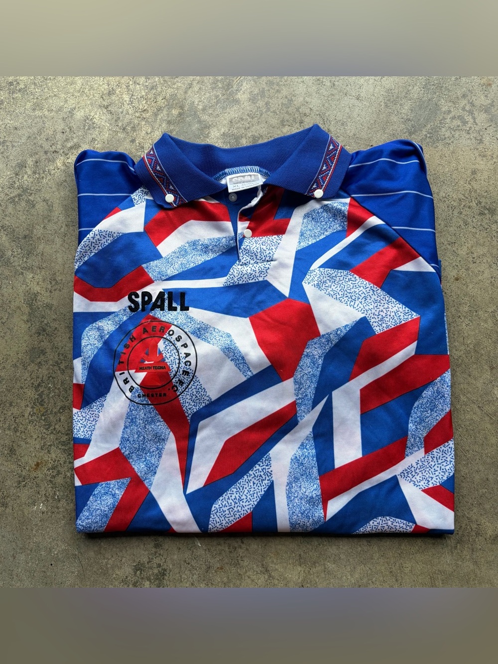 Vintage 80s 90s Chester City British Aerospace FC Spall Soccer Kit Jersey